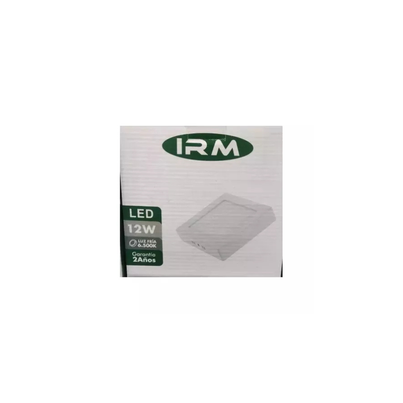 Foco Panel Led Plafon Sobrepuesto Cuadrado 12w luz blanca-2