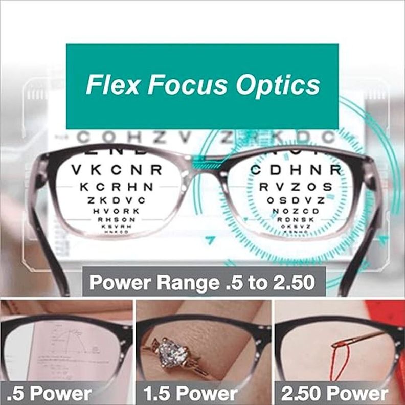 Gafas De Lectura Multifocales Ajustables Lentes Ópticas De Ajuste Automático-3