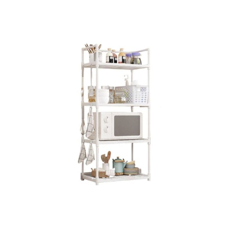 Estante de cocina organizador 4 niveles multiuso hogar blanco -0