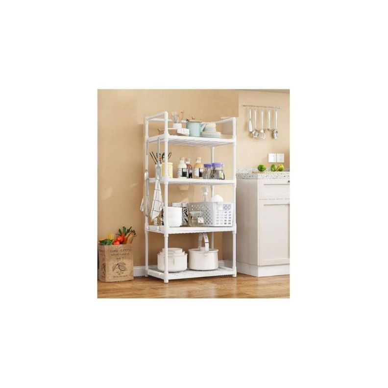 Estante de cocina organizador 4 niveles multiuso hogar blanco -2