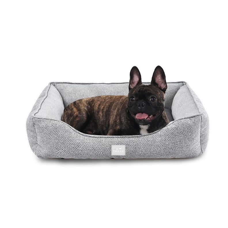 Cama Antibacteriana Y Suave Para Mascotas 61X48X18cm-2