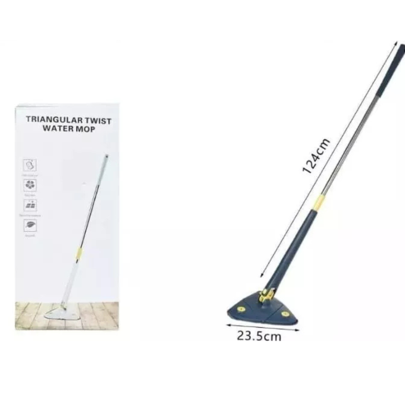 Mopa Trapeador Fregona Triangular Giratoria De 360° Para Limpieza Doméstica-1