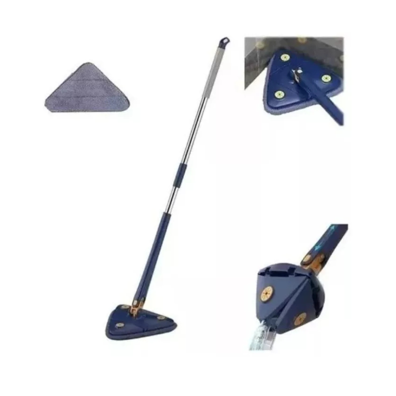 Mopa Trapeador Fregona Triangular Giratoria De 360° Para Limpieza Doméstica-2