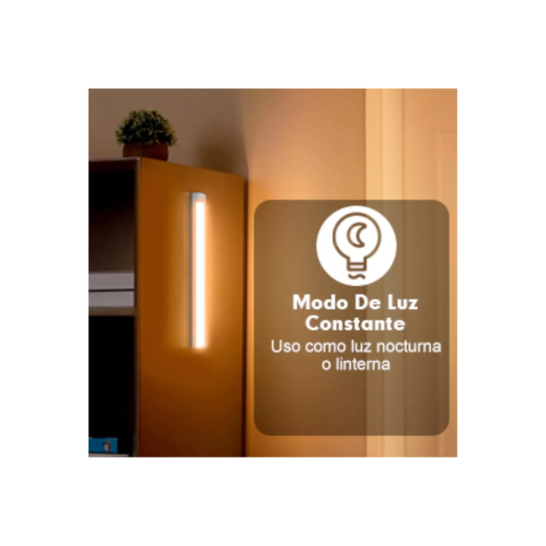 Lampara de armario Led Luz Carga Usb con Sensor De Movimiento IRM-2