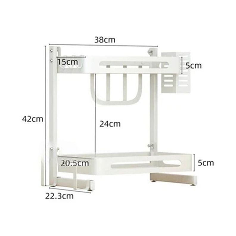 Estante Organizador De Cocina De 2 Niveles-4