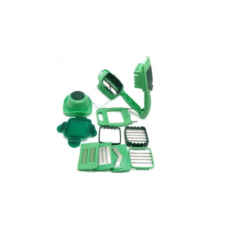 Picador Cortador Rallador De Verduras 8 en 1 Profesional -2
