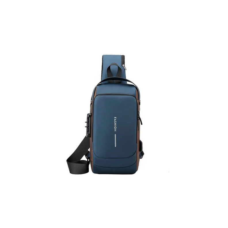 Bolso De Pecho Bandolera Cruzada Con Usb Antirrobo-0