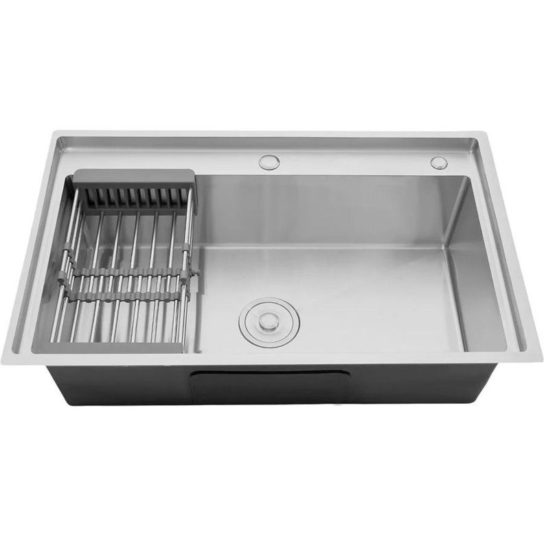 Fregadero De Cocina  Acero Inoxidable Escurridor Funcional Y Duradero-3