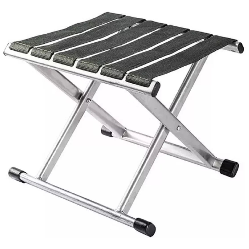 Silla Plegable Camping Portátil picnic playa taburete negroa-0