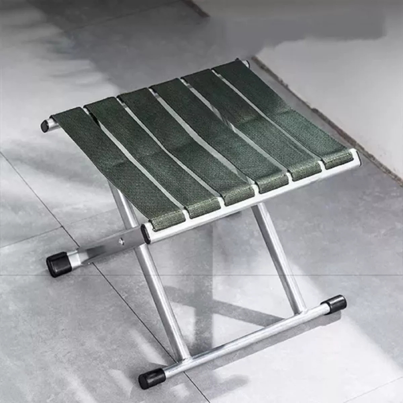 Silla Plegable Camping Portátil picnic playa taburete negroa-4