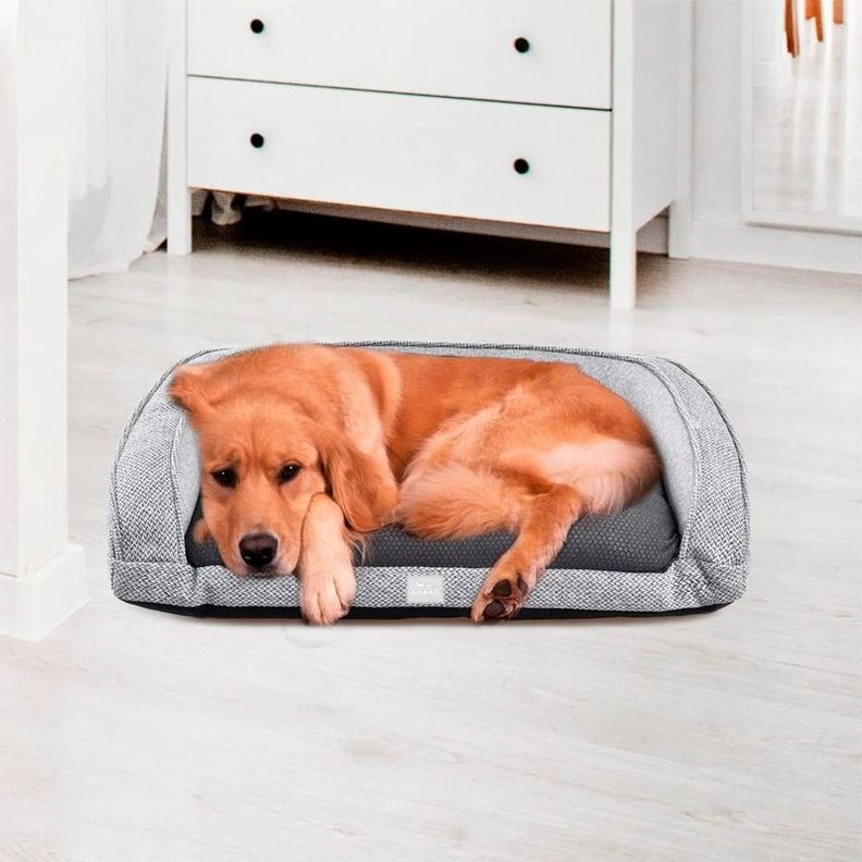 Cama Antibacteriana Y Transpirable para Mascotas 82X55X17cm-3