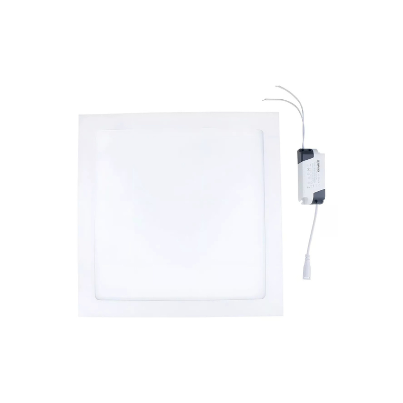 Foco Panel Led Plafon Sobrepuesto cuadrado 24w luz blanca 28x28-0