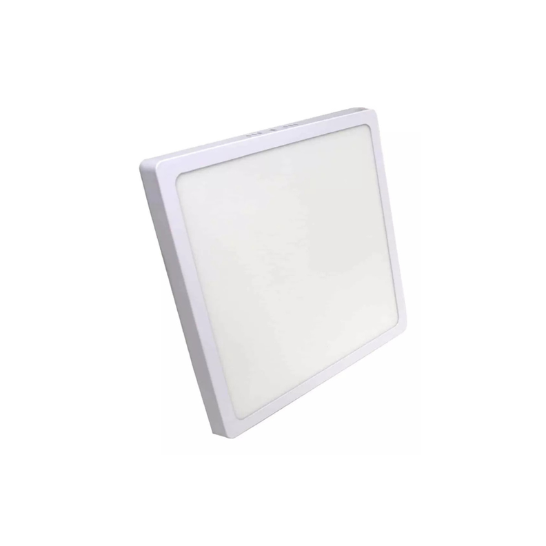 Foco Panel Led Plafon Sobrepuesto cuadrado 24w luz blanca 28x28-1