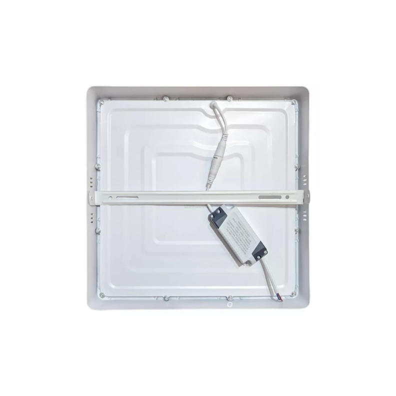 Foco Panel Led Plafon Sobrepuesto cuadrado 24w luz blanca 28x28-2