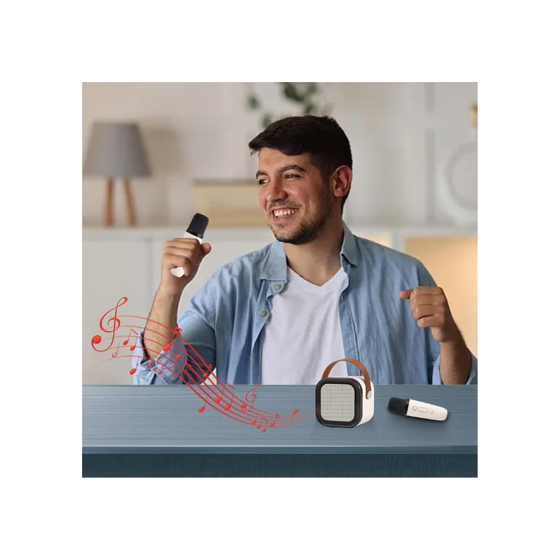 Altavoz parlante con microfono K12 bluetooth inalambrico-4