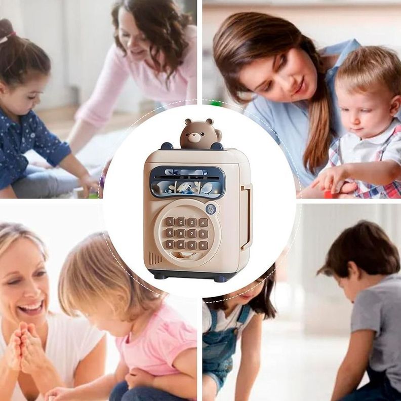 Alcancía Hucha Electrónica Ahorro Contraseña Para Niños-1