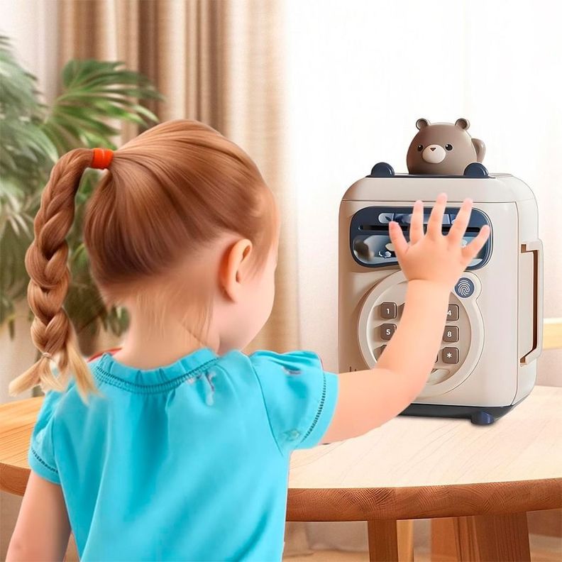 Alcancía Hucha Electrónica Ahorro Contraseña Para Niños-2