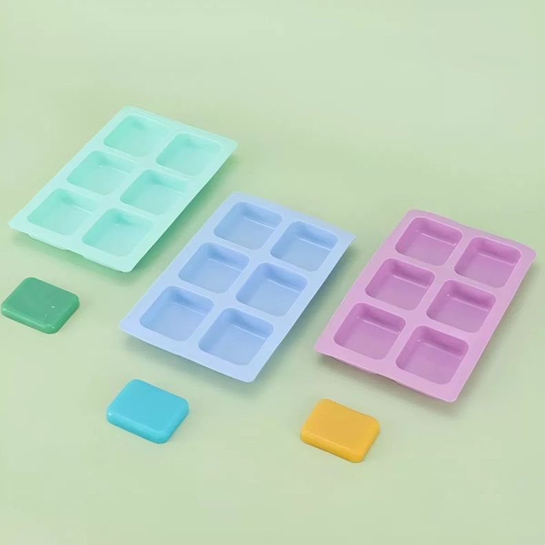 Moldes Para Jabones Barra Molde Silicona Reposteria 6cav-4