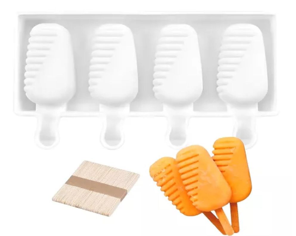 Moldes De Silicona Para Helados Molde Helado Paletas 420-1