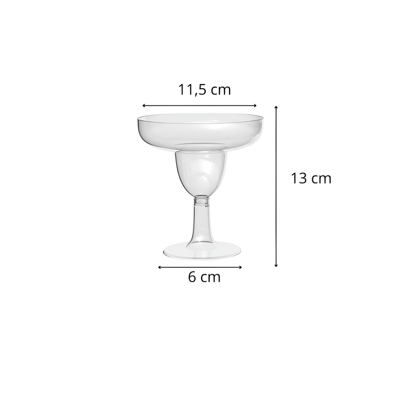 Set 10 Copas Margarita Copas Acrilico Copas Coctel 8oz/240ml-2