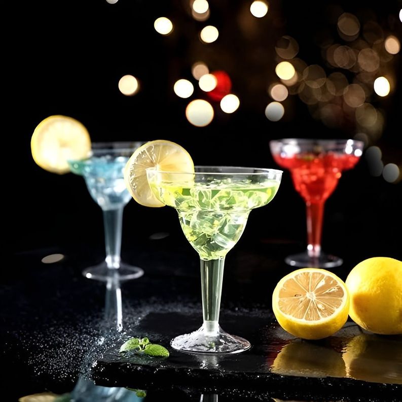 Set 10 Copas Margarita Copas Acrilico Copas Coctel 8oz/240ml-5
