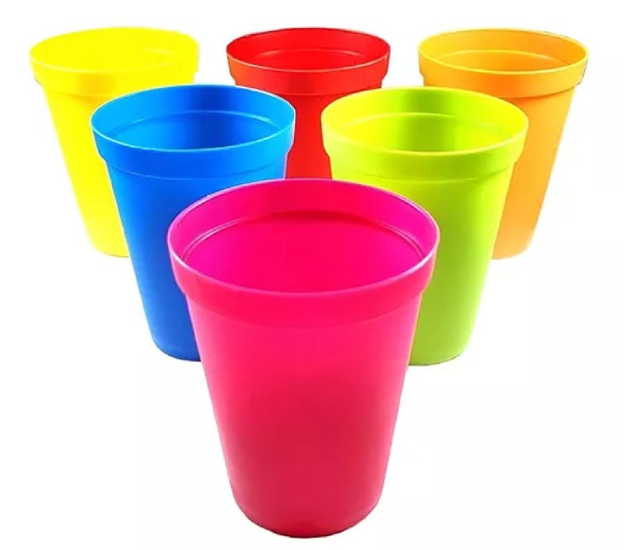 24 Vasos Plasticos Reutilizables Vasos Plasticos Vasos 450ml-1