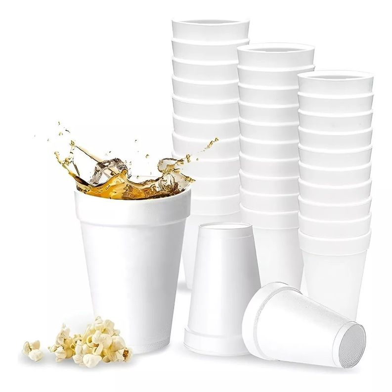 1000 Vasos Desechables Vasos Plumavit Termico Vaso 8oz/240ml-0
