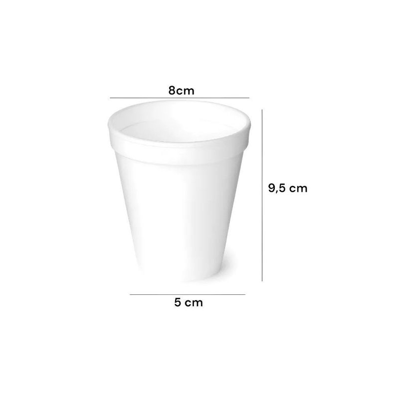 1000 Vasos Desechables Vasos Plumavit Termico Vaso 8oz/240ml-2