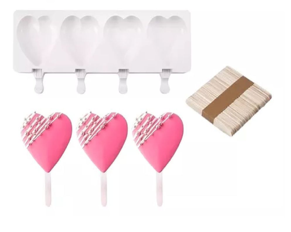 Moldes Para Helados Paletas Molde De Silicona Para Helado -0
