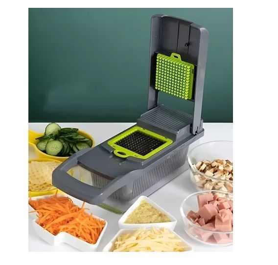 Cortadora De Verduras Picadora De Verduras Manual Pica 14pcs-6