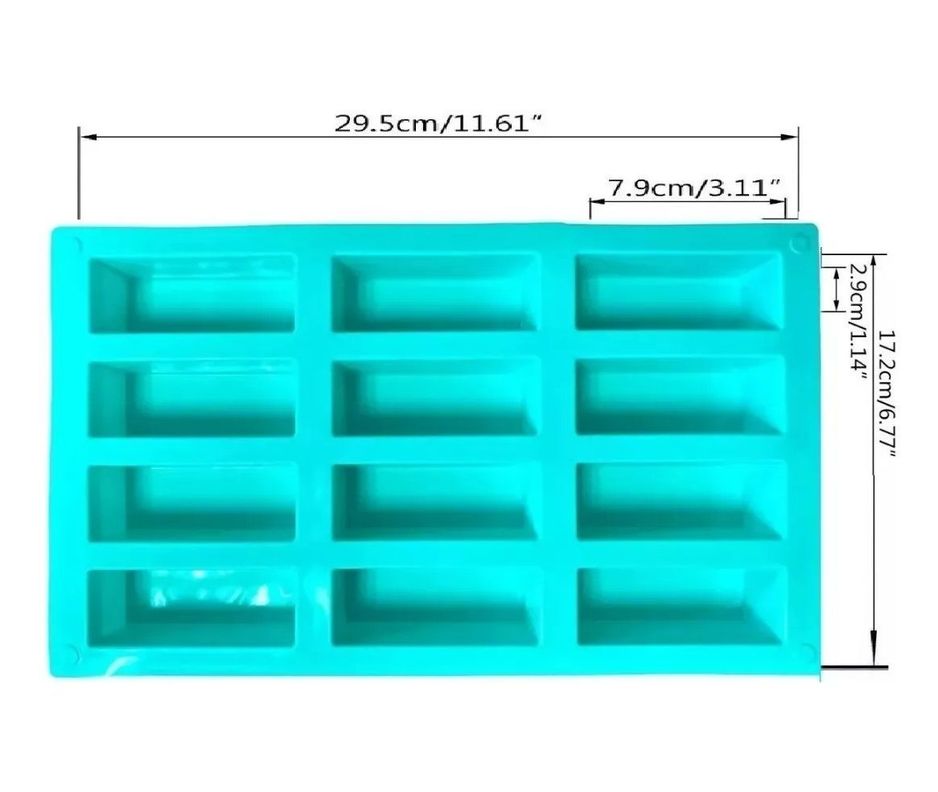 Moldes Silicona Barra Cereal Chocolate Molde Silicona Barra  AZ- 121282-2