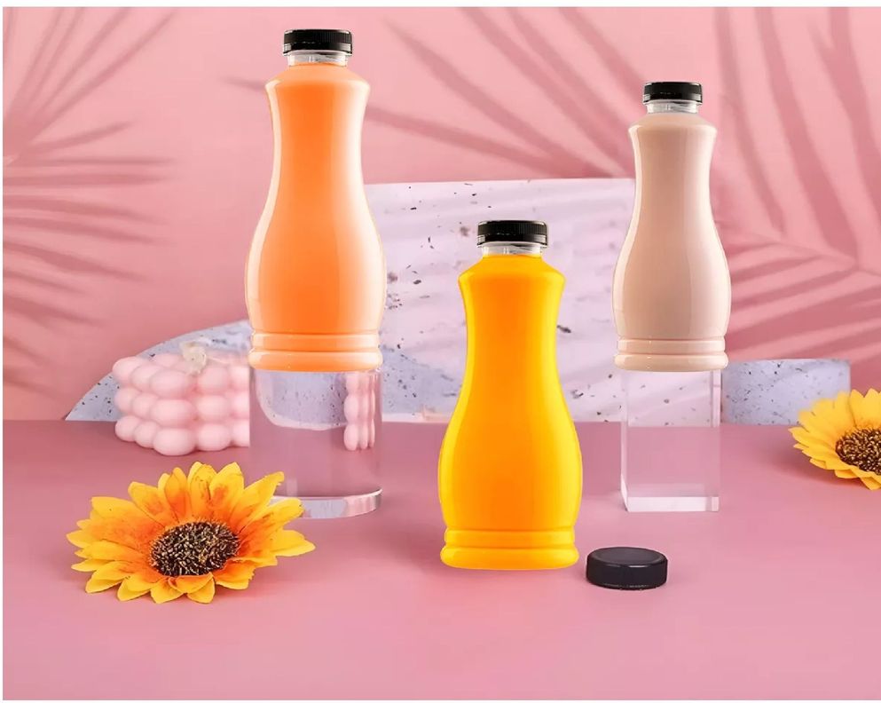 Pack 6 Botellas Plasticas Transparentes Botella C/tapa 800ml-5