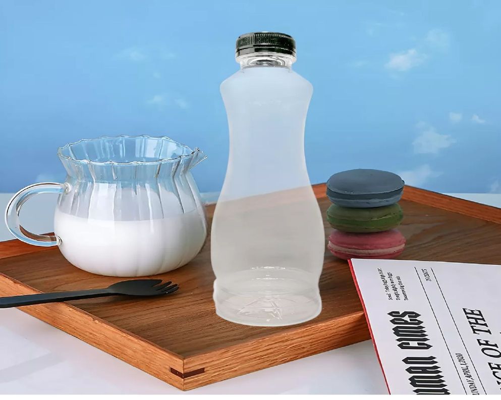 Pack 6 Botellas Plasticas Transparentes Botella C/tapa 800ml-7