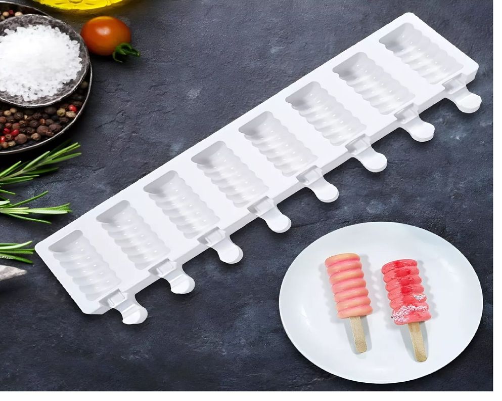 Molde Helado Silicona Molde Helados Moldes Paletas Espiral-3