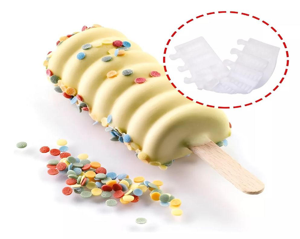 Molde Helado Silicona Molde Helados Moldes Paletas Espiral-6