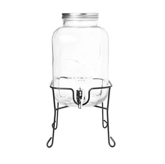 Dispensador De Jugo Con Atril Dispensadores Bebidas Tarro 4l-5