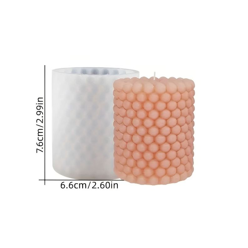 Molde Para Velas Moldes Para Hacer Velas Cilindro Burbuja-2