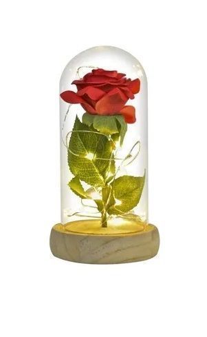 2 Rosas Eternas Rosa Eterna Rosa Preservada Led San Valentin-0