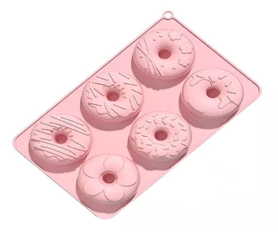 Molde Silicona Molde Reposteria Moldes Donuts Molde Donas 6c-0