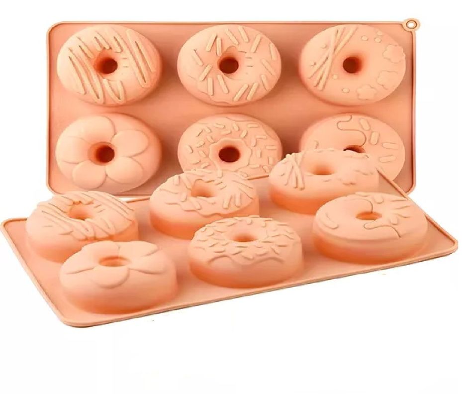 Molde Silicona Molde Reposteria Moldes Donuts Molde Donas 6c-7