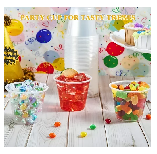 50 Vaso Desechable Plasticos Vaso Tapa Domo Con Hoyo 500ml-4