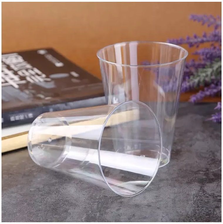 100 Vasos Desechable Vaso Plastico Vasos Acrilicos 210ml/7oz-3
