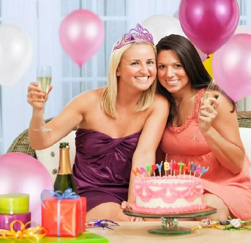 Pack 25 Set De Cumpleaños Globos fucsia-5