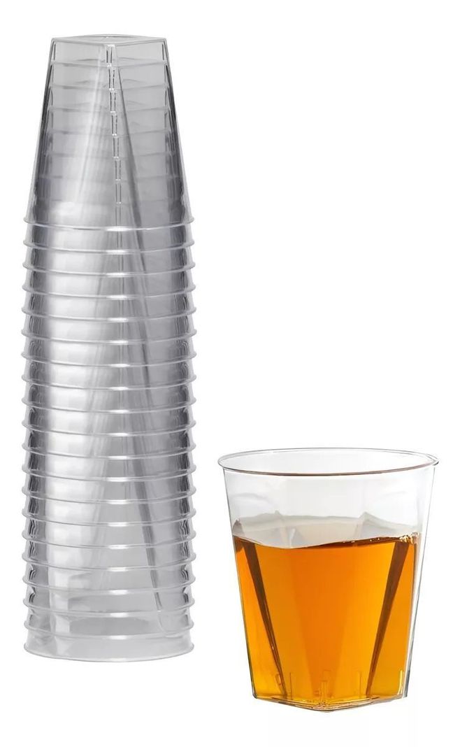 Set X20 Vasos Plasticos Pocillos Para Postres Vasos Shot 2oz-1