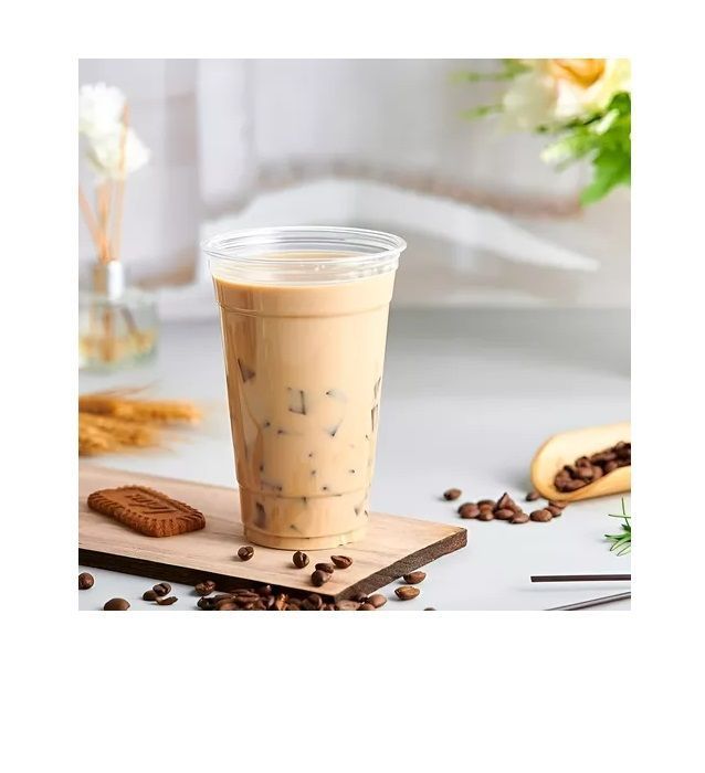 100 Vaso Plastico Desechable Vasos Transparentes 16oz 500ml-2