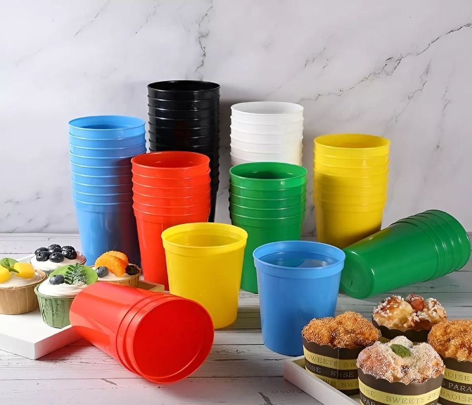 12 Vasos Plasticos Vasos Reutilizables Plasticos Vasos 450ml-1