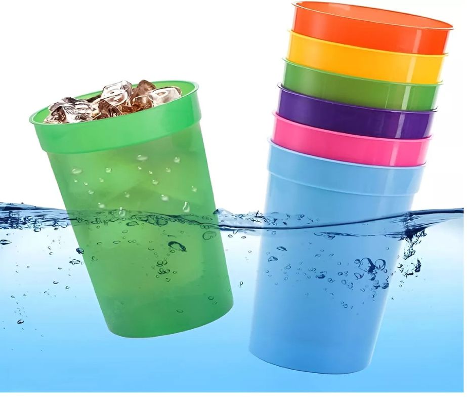 12 Vasos Plasticos Vasos Reutilizables Plasticos Vasos 450ml-5