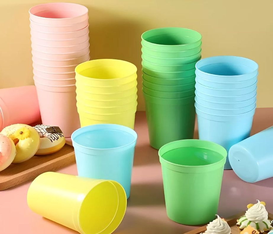 12 Vasos Plasticos Vasos Reutilizables Plasticos Vasos 450ml-7