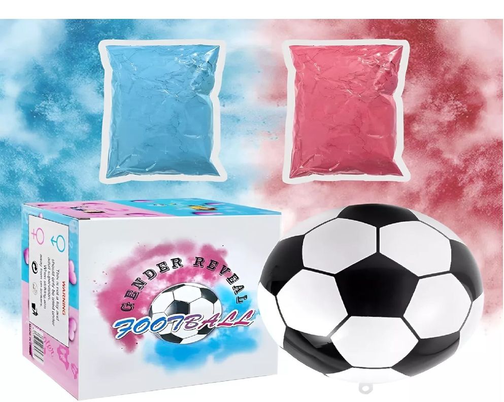 Balon Futbol Revelacion De Genero Balon Gender Reveal 14cm-3