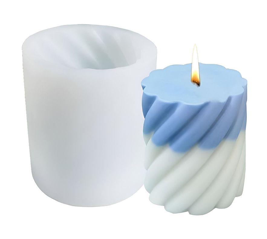 Moldes Para Hacer Velas Molde Para Velas Cilindro Espiral 3d-0